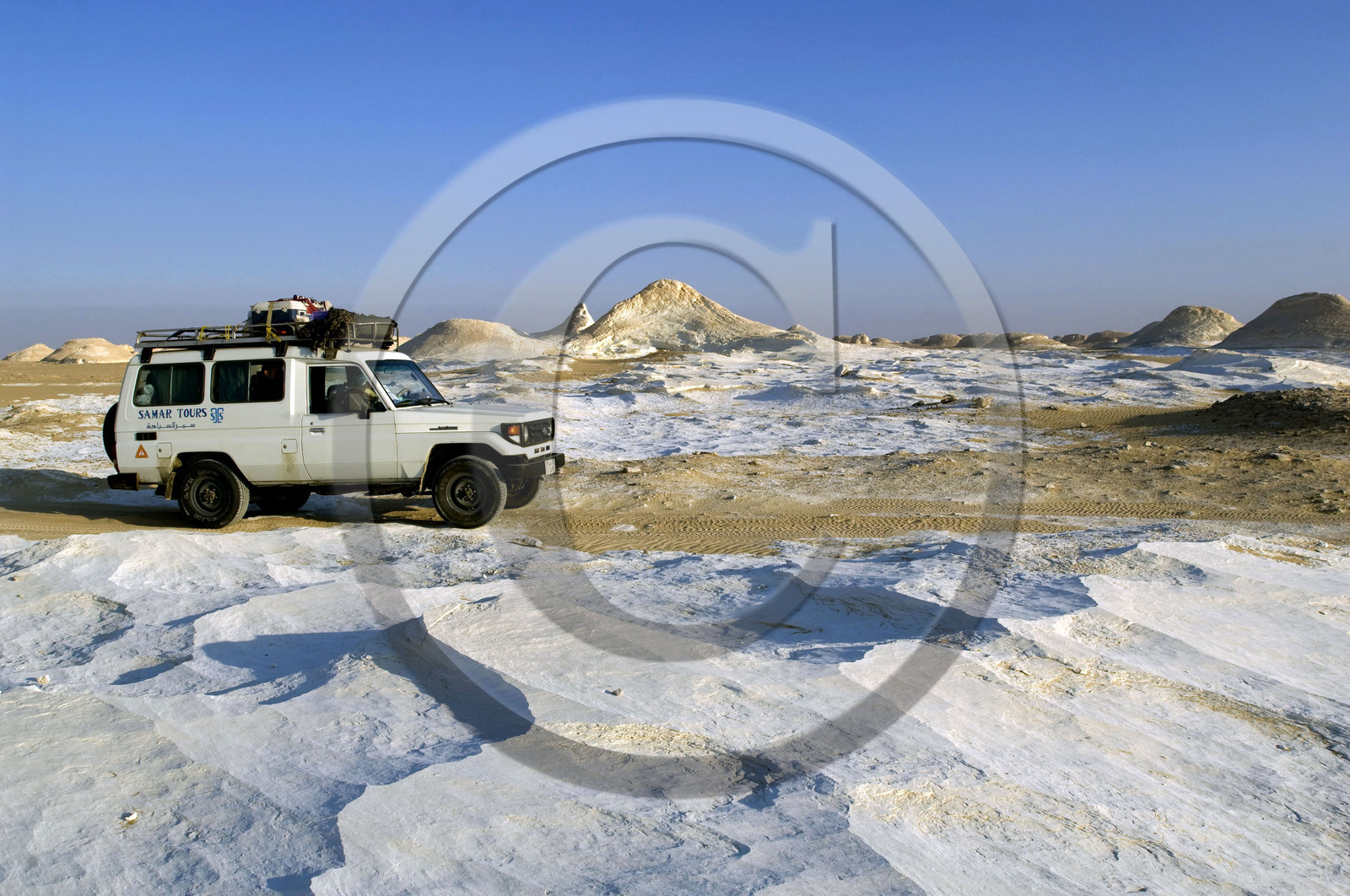 Egypte, désert blanc