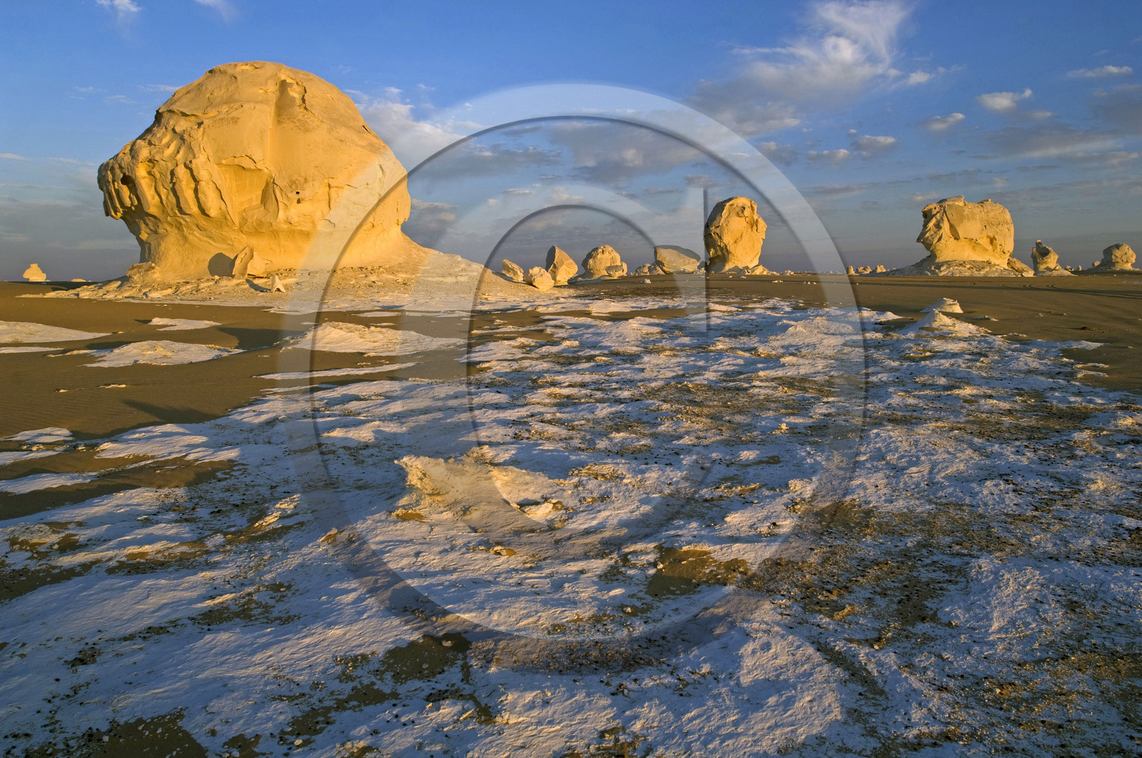 Egypte, désert blanc