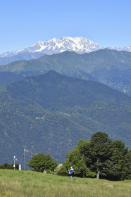 Italie piemont panorama sommet mont mottarone