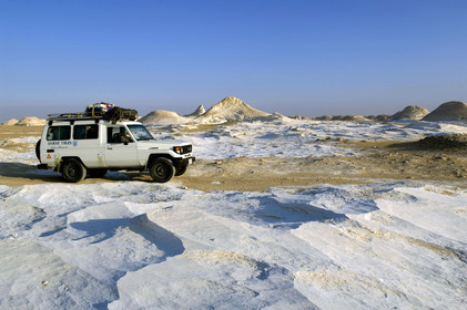 Egypte, désert blanc