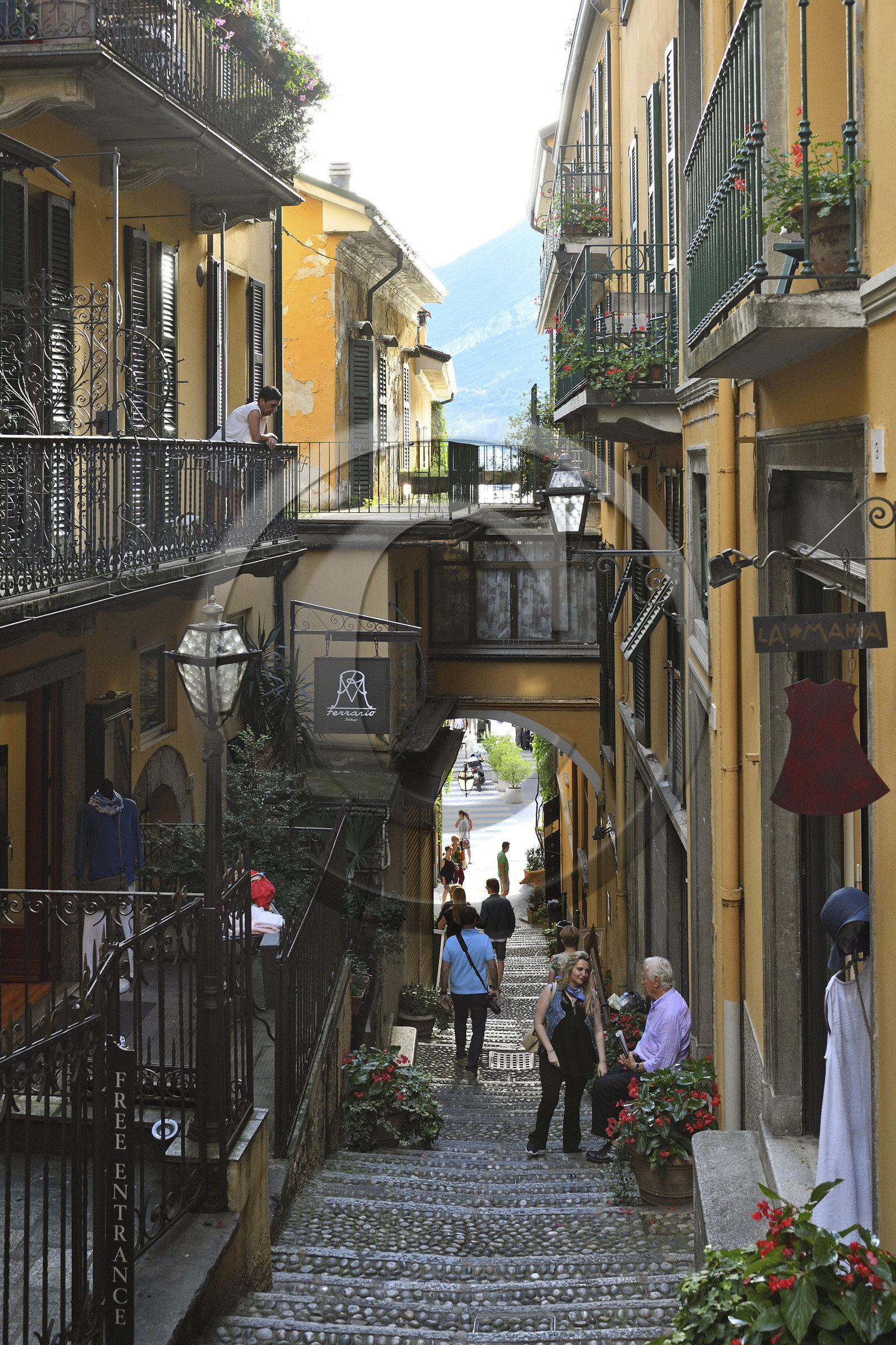 Italie lombardie lac come village bellagio