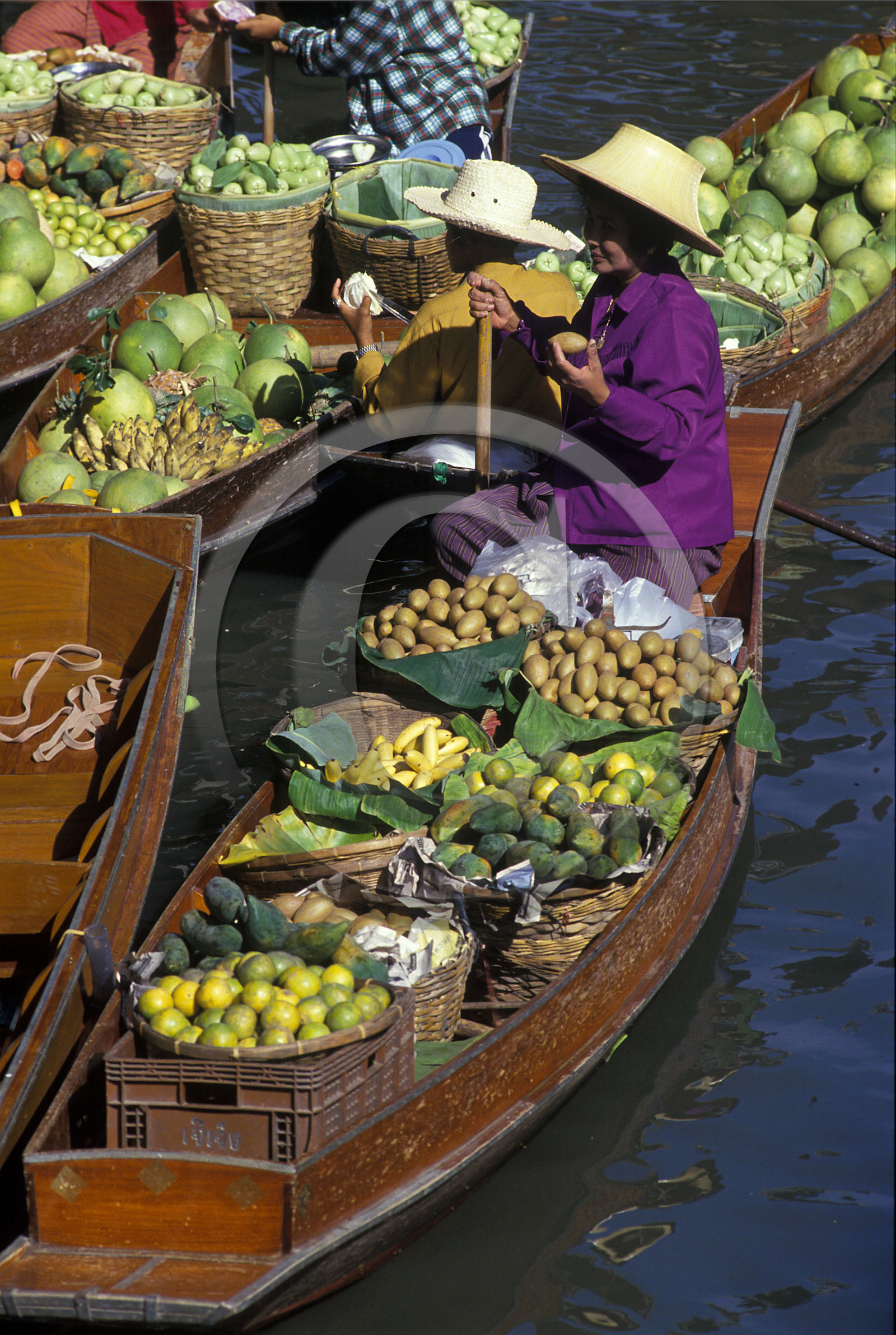 THAILANDE   MARCHÉ FLOTTANT.DE DAMNOEN SADUAK