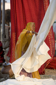 Inde, sari