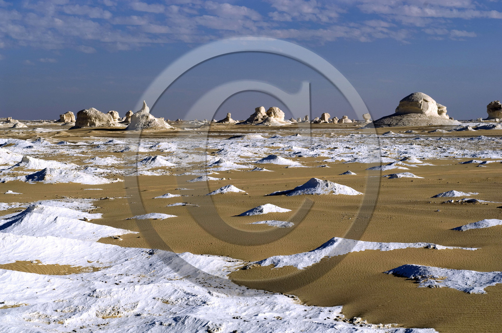 Egypte, désert blanc
