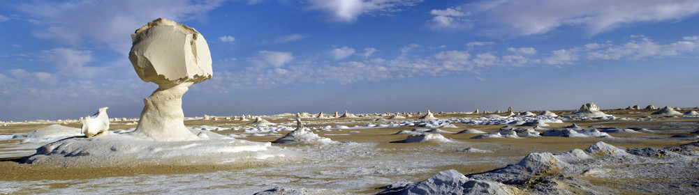 Egypte, désert blanc