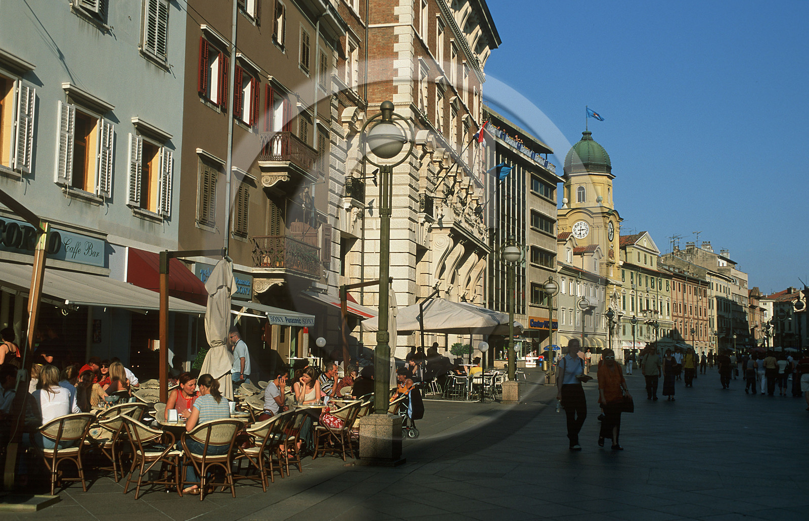 CROATIE. RIJEKA. KORZO