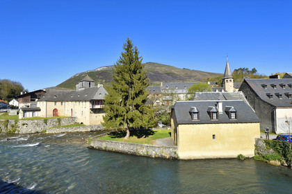 France hautes pyrenees vallee louron arreau chateau