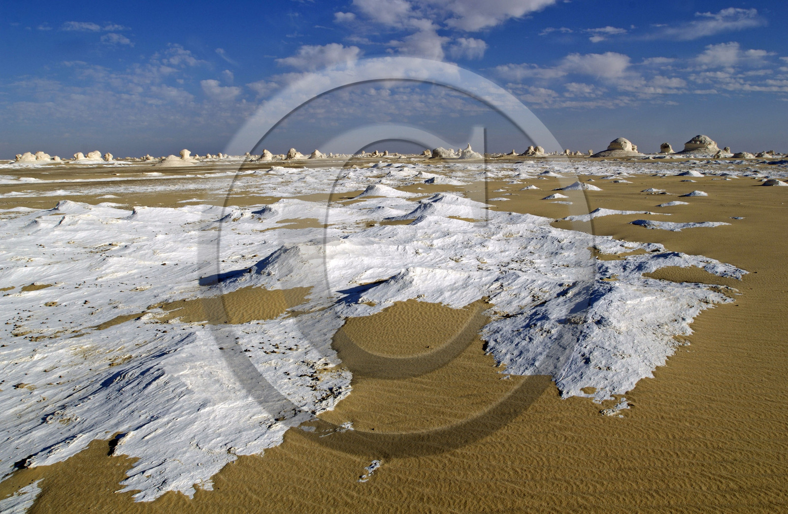 Egypte, désert blanc