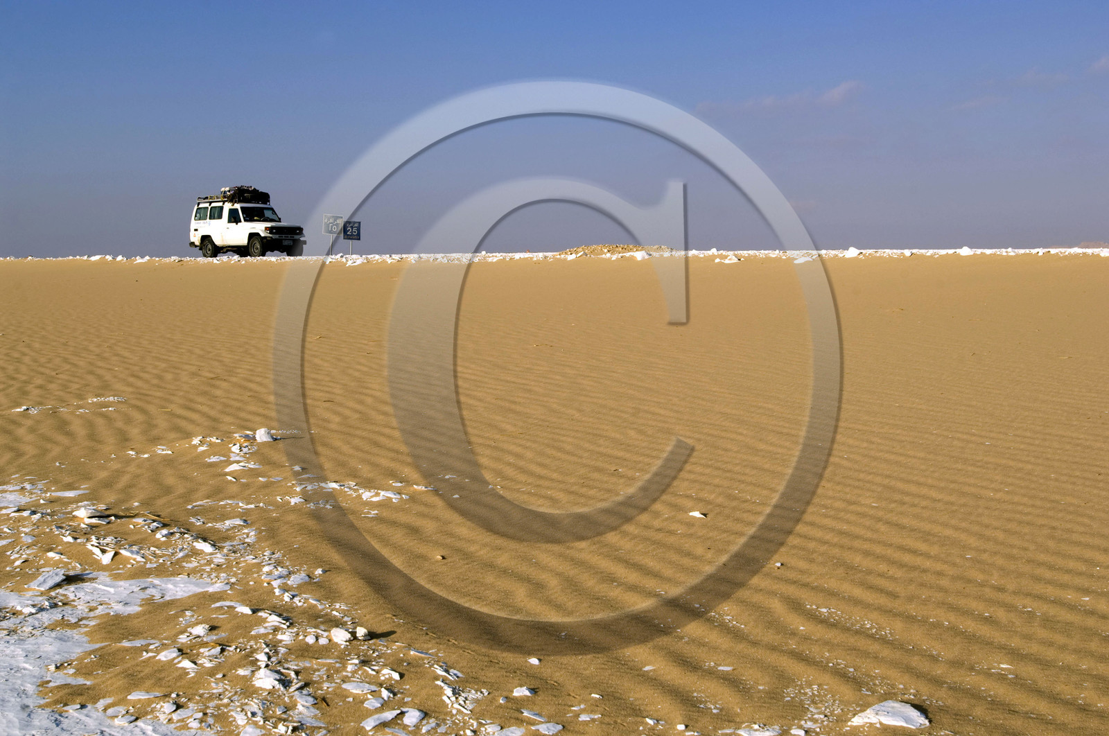 Egypte, désert blanc