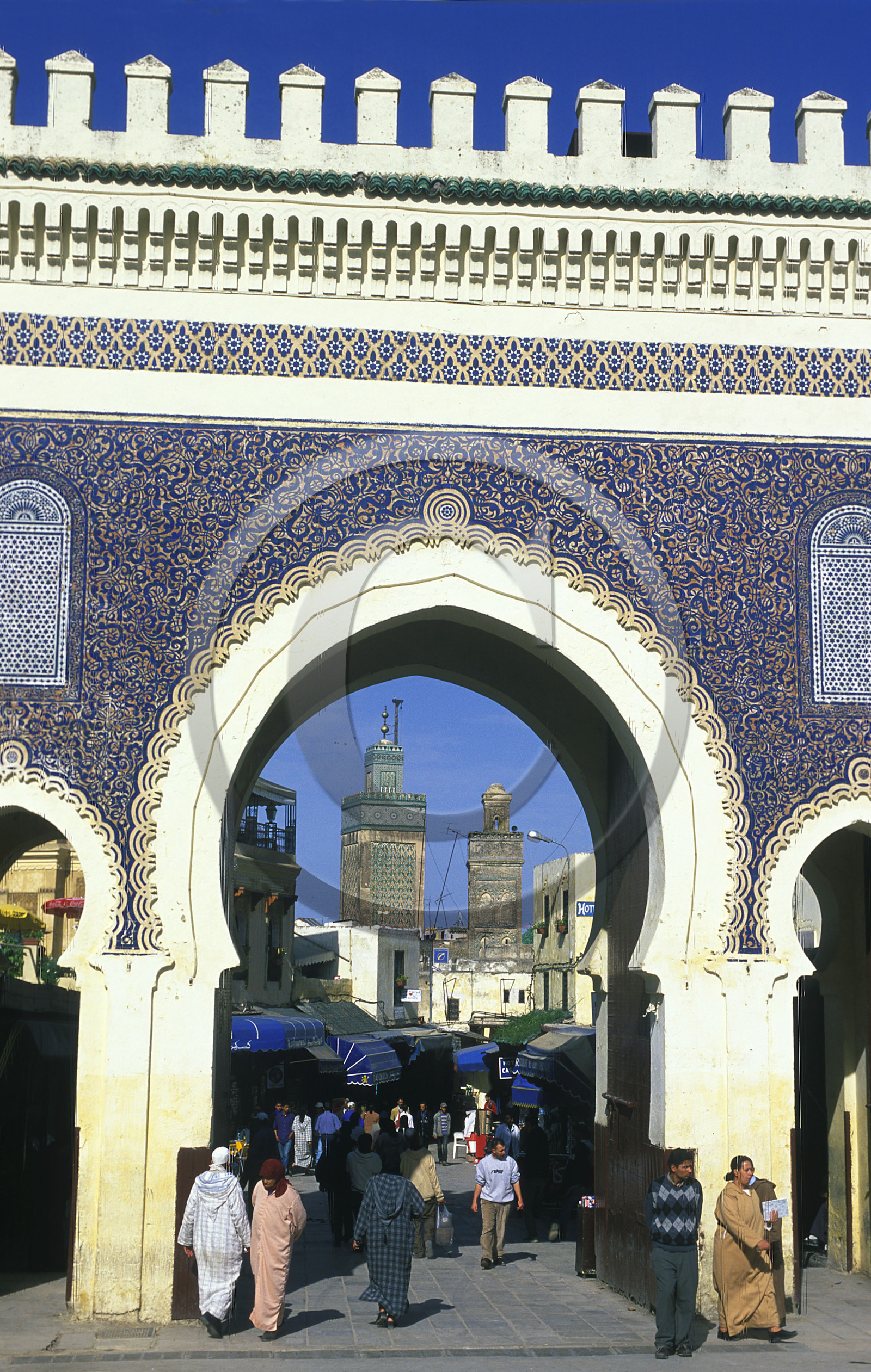 MAROC   FES.PORTE BAB BOU JELOUD