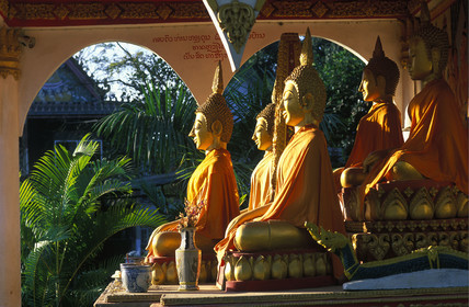 LAOS VIENTIANE.VAT PHA THAT LUANG