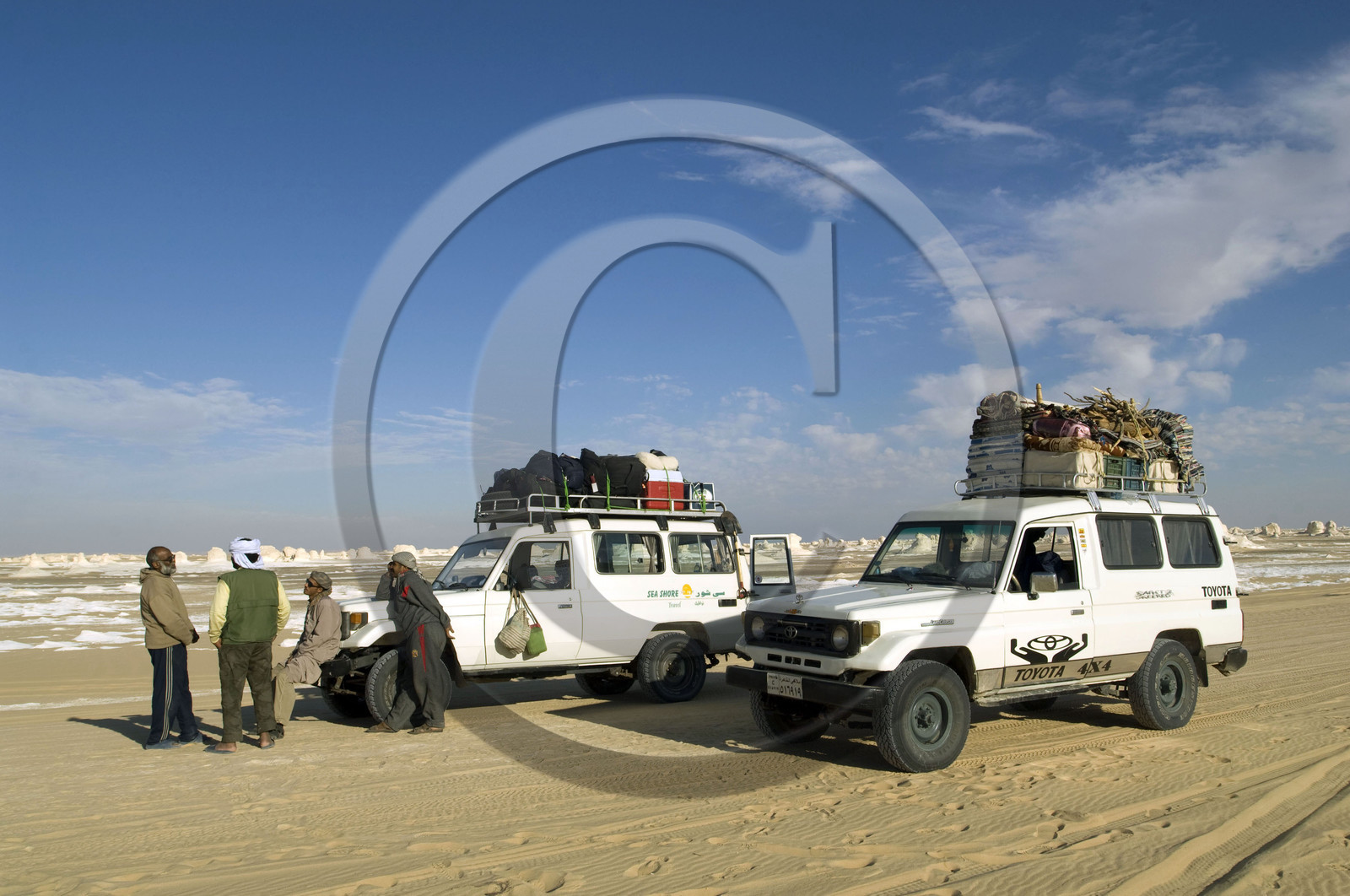 Egypte, désert blanc