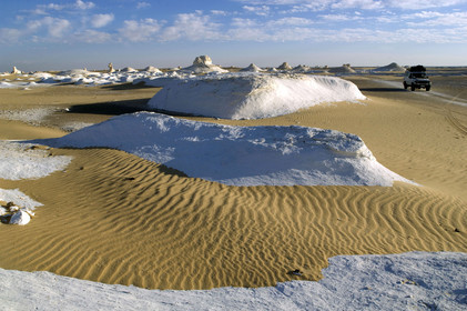 Egypte, désert blanc