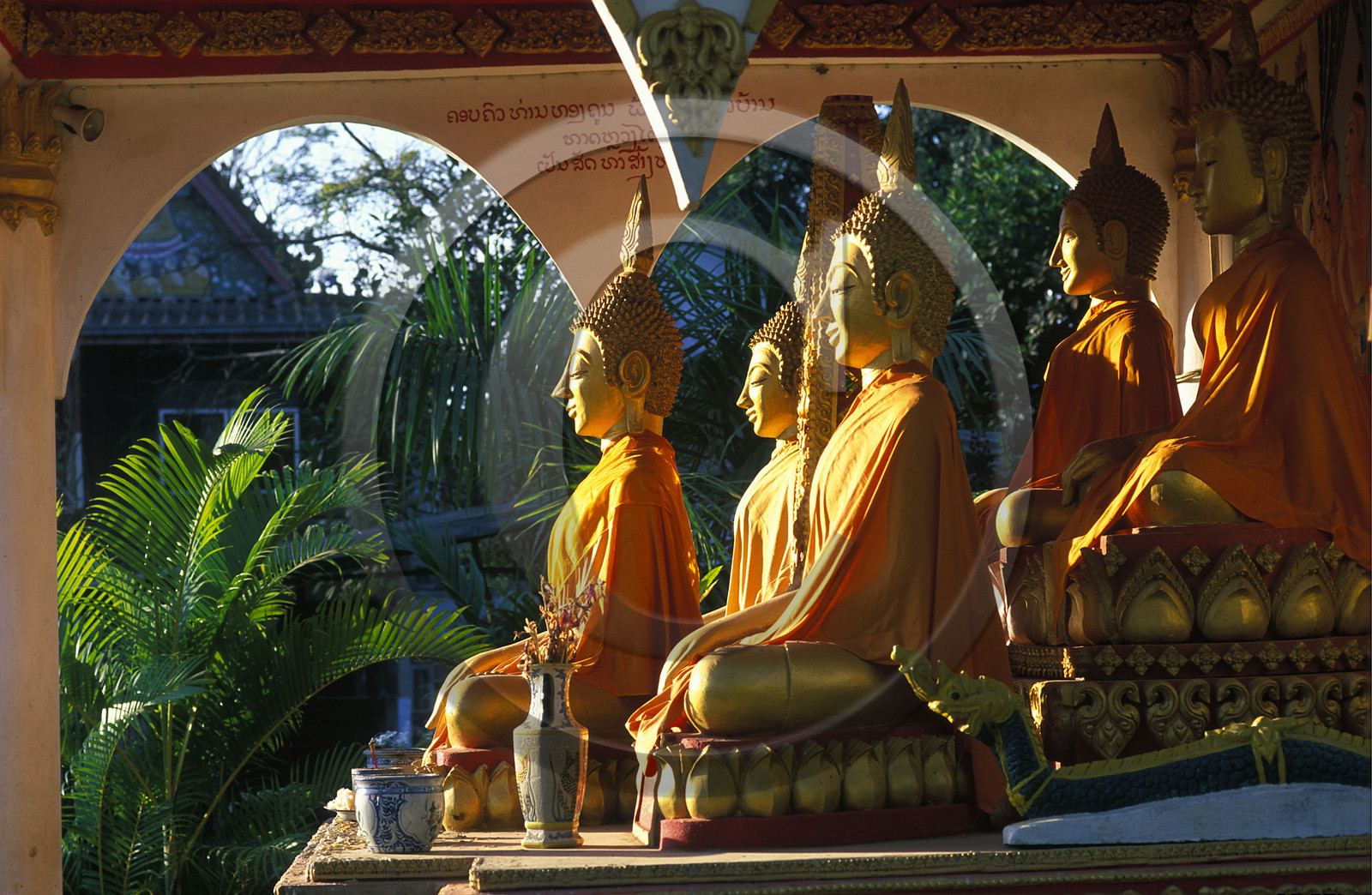 LAOS VIENTIANE.VAT PHA THAT LUANG