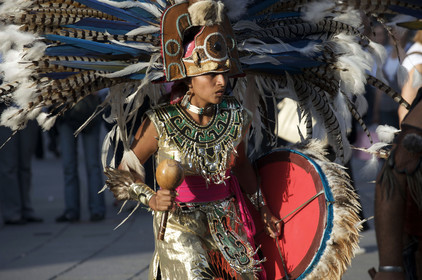 Mexique, danseurs Asteques