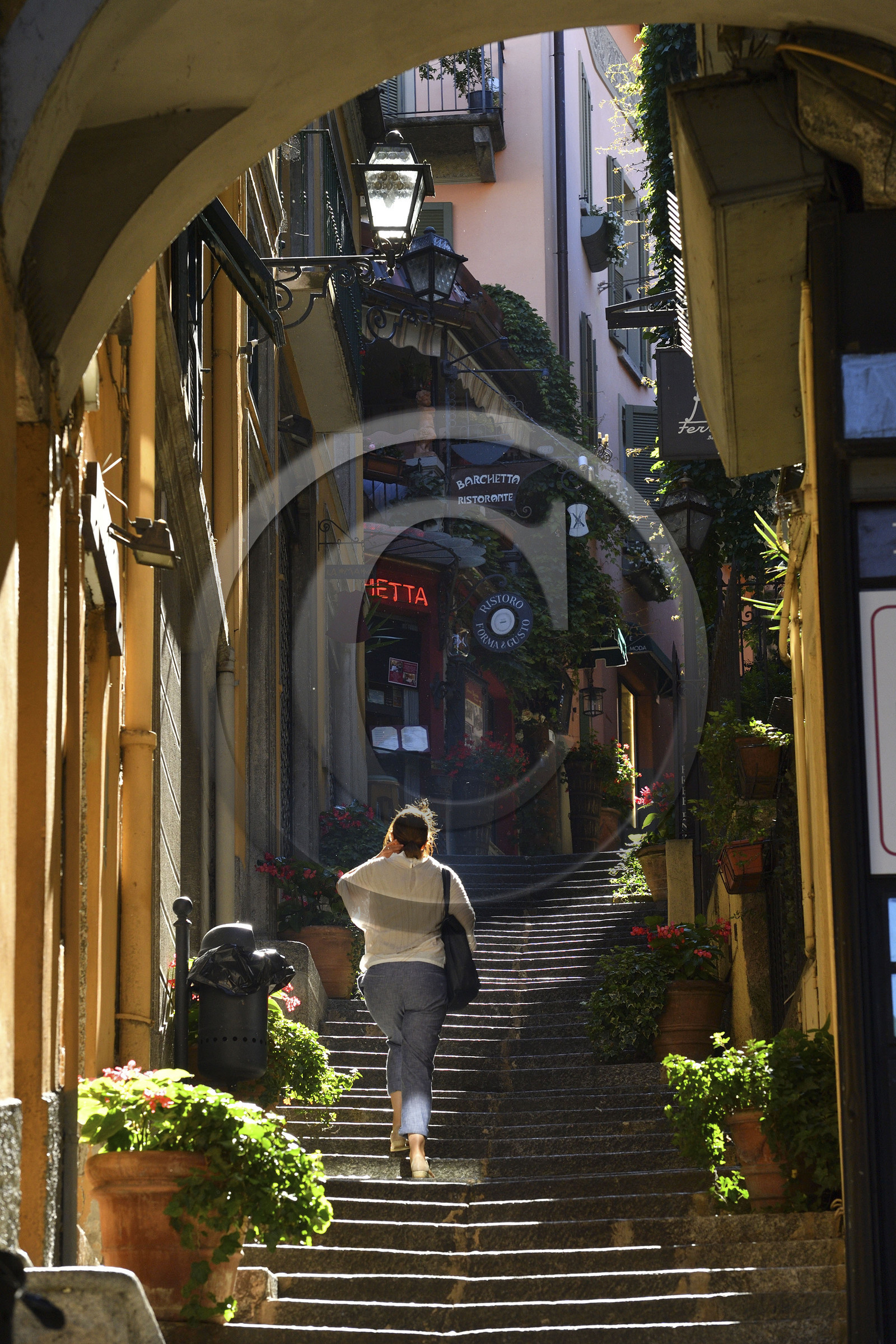 Italie lombardie lac come village bellagio
