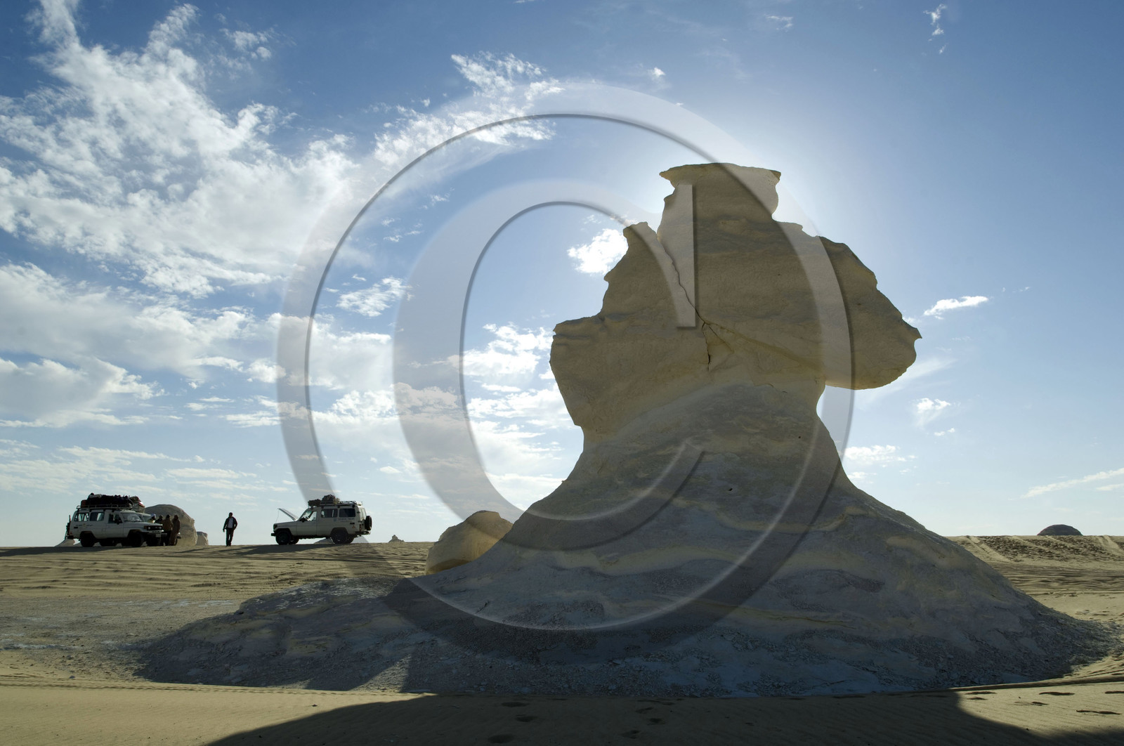 Egypte, désert blanc