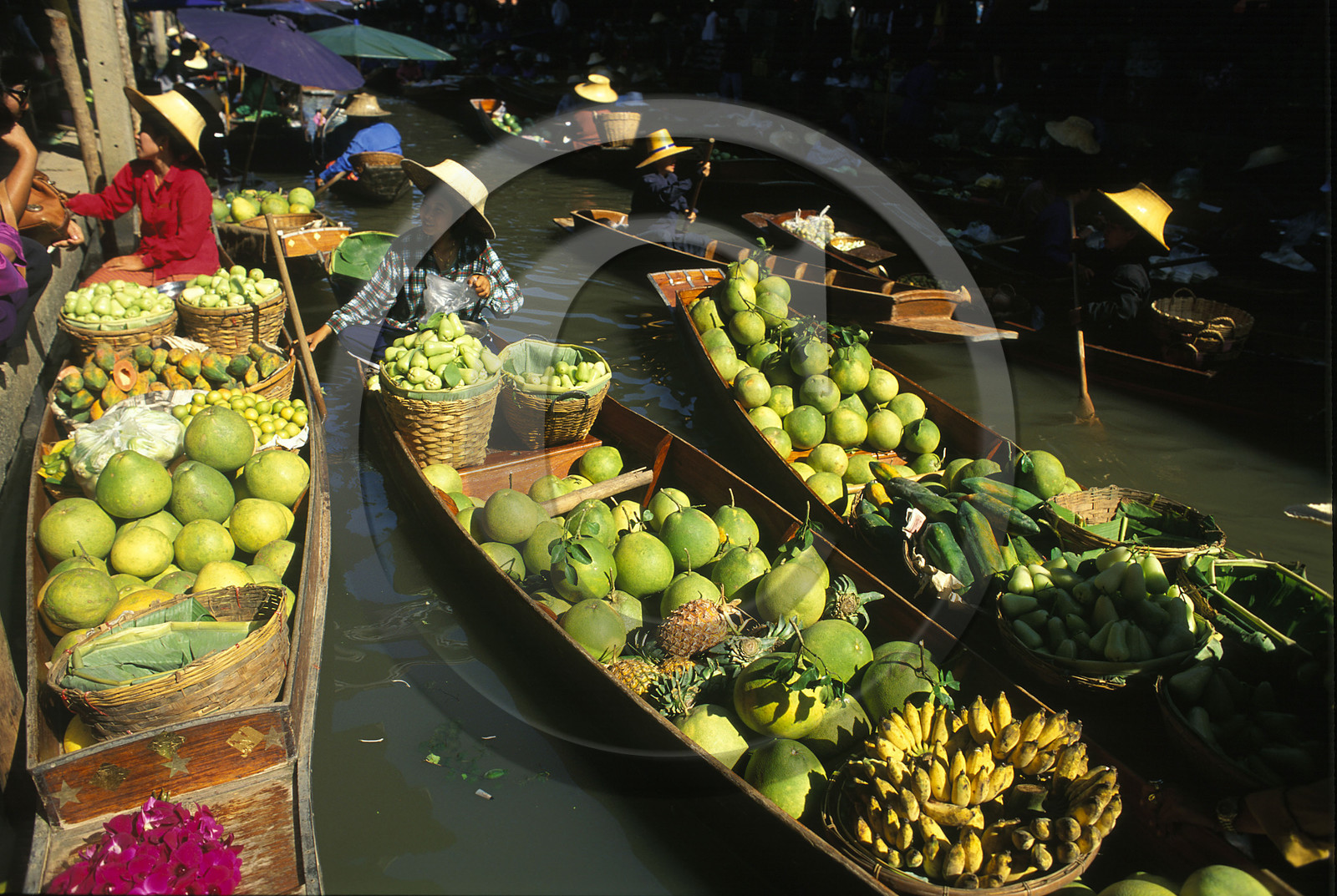 THAILANDE   MARCHÉ FLOTTANT.DE DAMNOEN SADUAK
