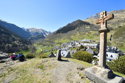 France hautes pyrenees canton arreau village