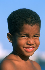 PORTRAIT D'UN JEUNE GARCON.CUBA