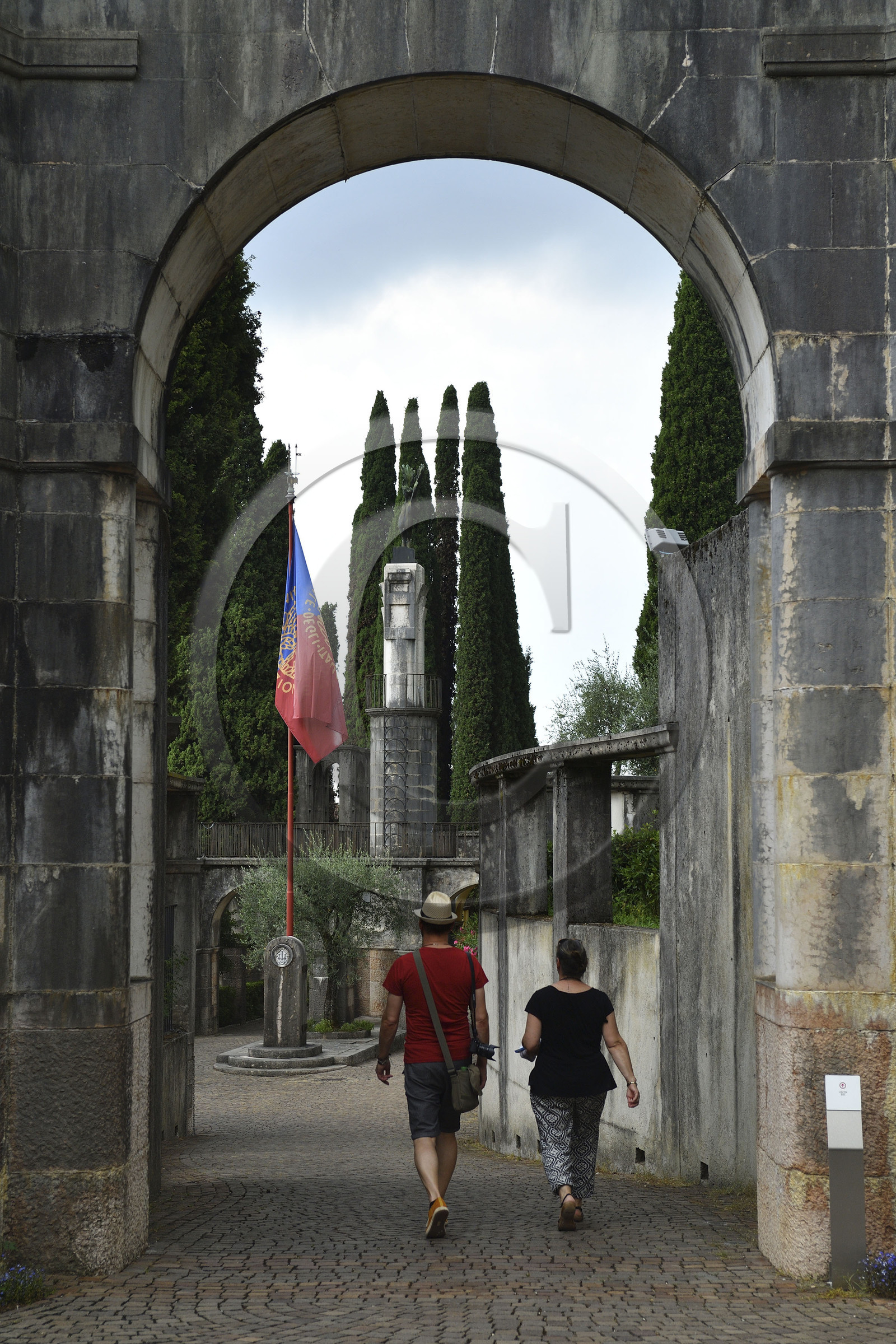 Italie lombardie lac garde gardone riviera