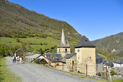 France hautes pyrenees canton arreau village
