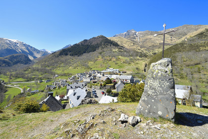 France hautes pyrenees canton arreau village