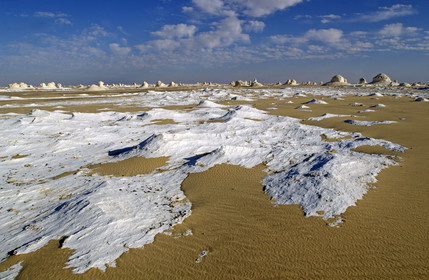 Egypte, désert blanc