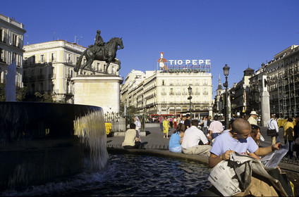 Madrid Plaza de la Puerta del Sol Castille