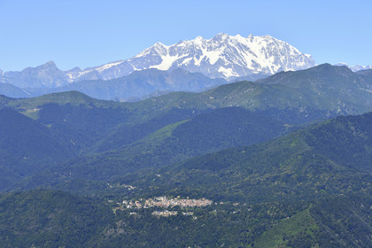 Italie piemont panorama sommet mont mottarone