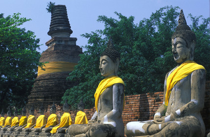 THAILANDE   AYUTHAYA.WAT HAI CHAI MONGKHON