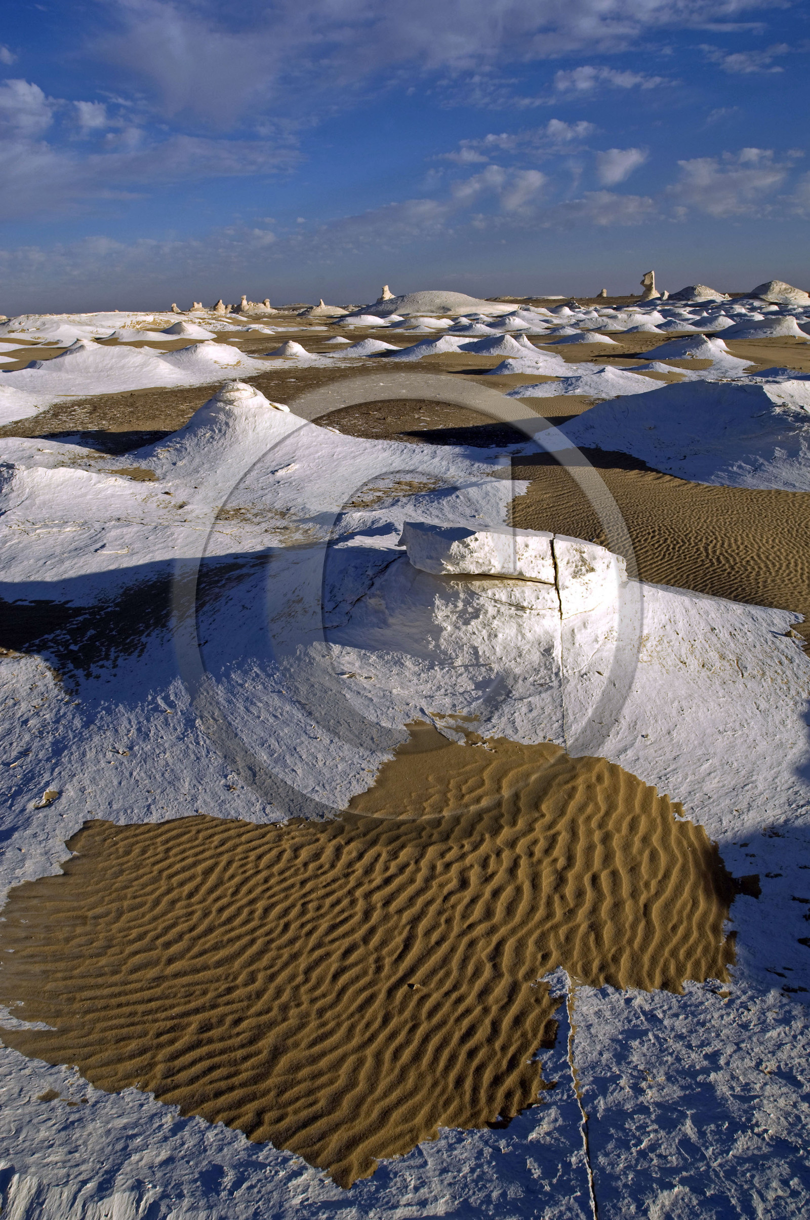 Egypte, désert blanc