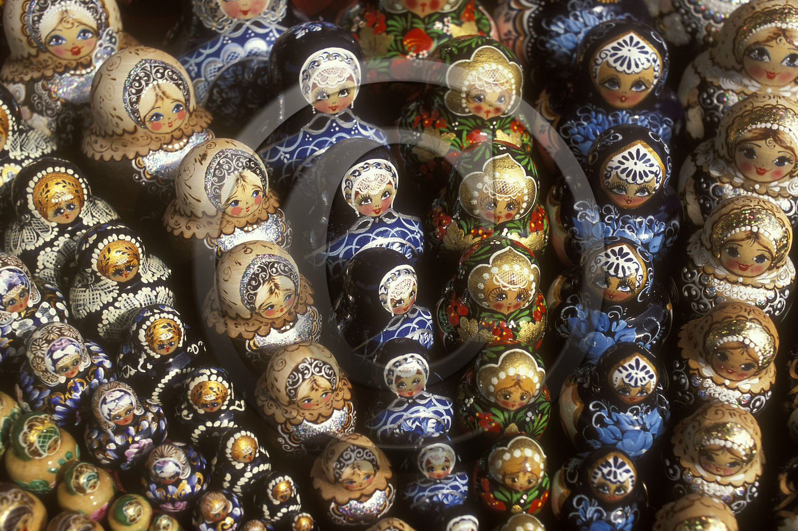 Matriochkas (poupées russes), Saint-Petersbourg, Russie