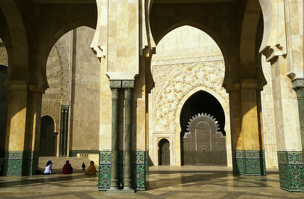 MAROC   CASABLANCA.MOSQUÉE DE HASSAN 2
