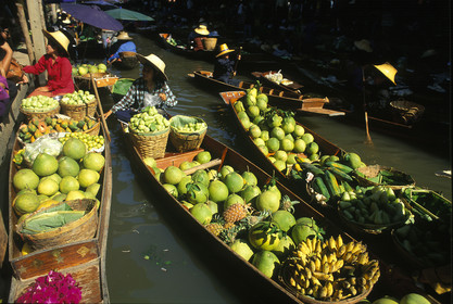 THAILANDE   MARCHÉ FLOTTANT.DE DAMNOEN SADUAK