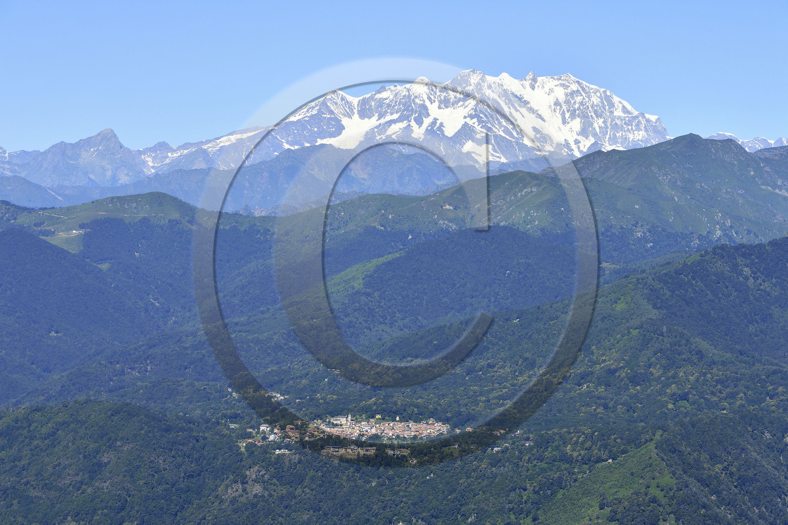 Italie piemont panorama sommet mont mottarone