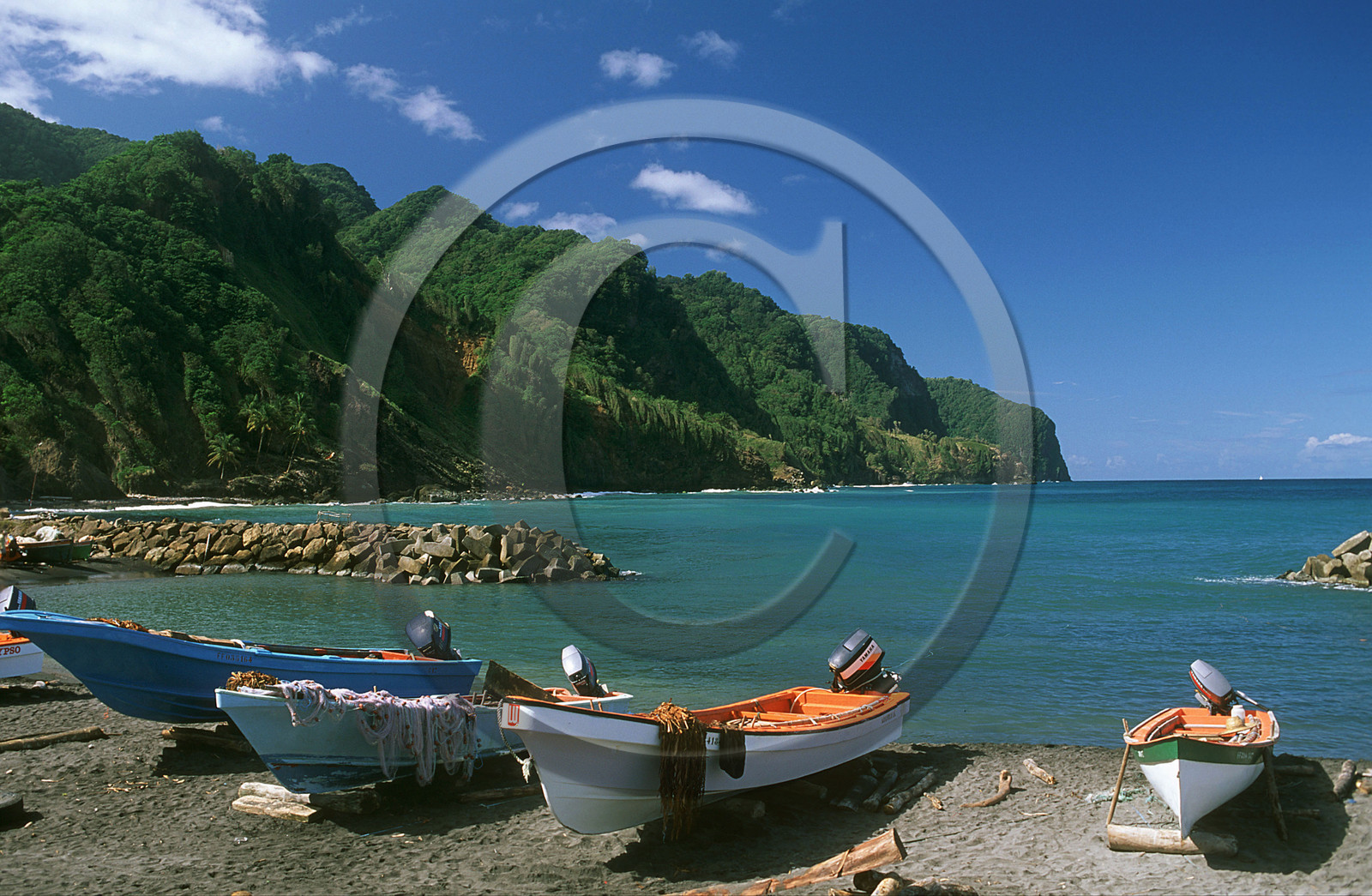 Grand Rivière. Martinique. Antilles Françaises