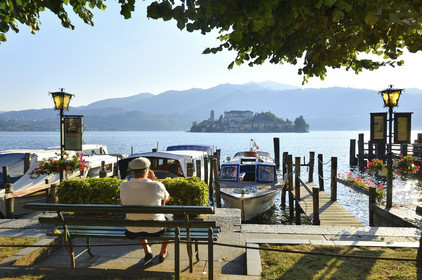 Italie piemont lac orta orta san