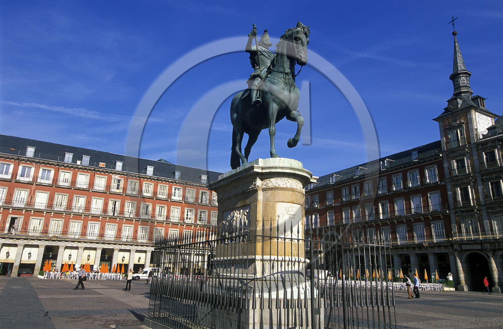 ESPAGNE   CASTILLE   MADRID PLAZA MAJOR