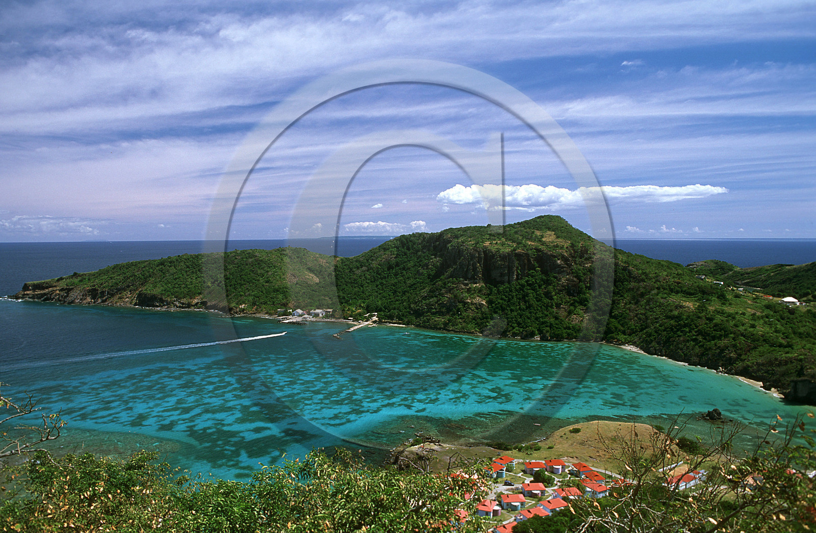 Île des Saintes. Archipel de Guadeloupe. Antilles Françaises