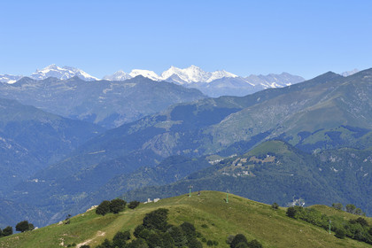 Italie piemont panorama sommet mont mottarone