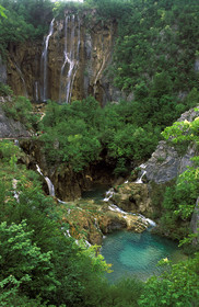 PARC NATIONAL DE PLITVICE. CROATIE