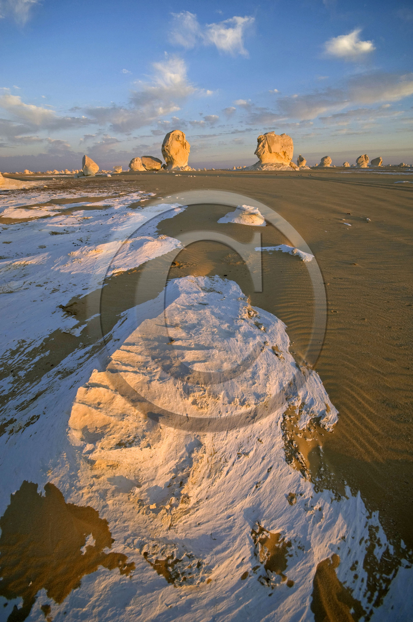 Egypte, désert blanc