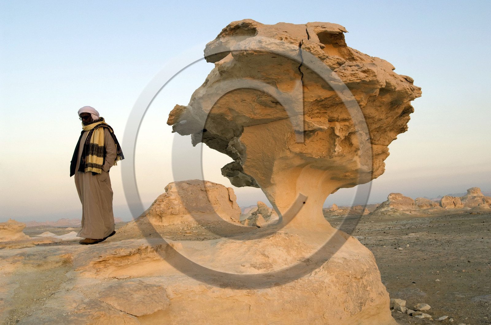 Egypte, désert blanc