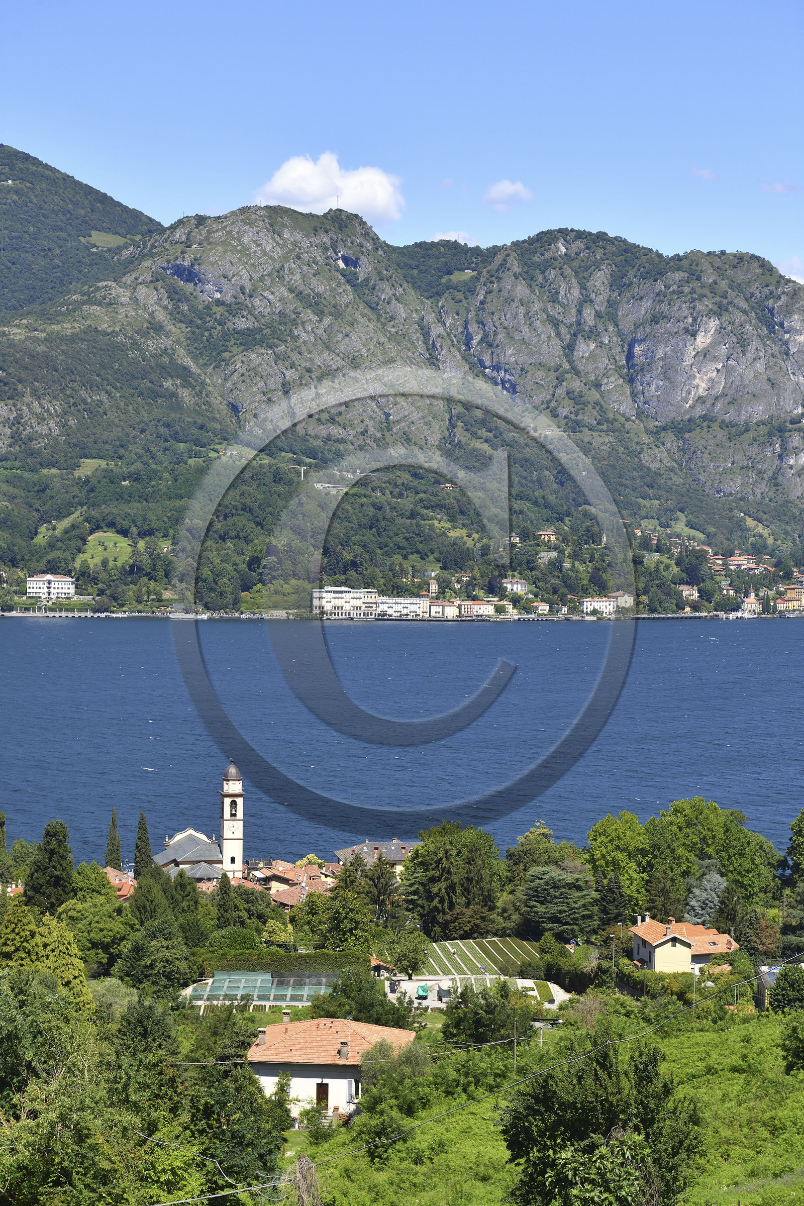 Italie lombardie lac come village bellagio