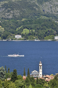 Italie lombardie lac come village bellagio