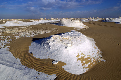 Egypte, désert blanc