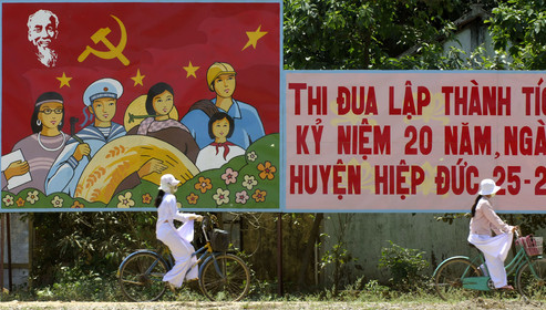 Enseigne pour la promotion du parti, Vietnam