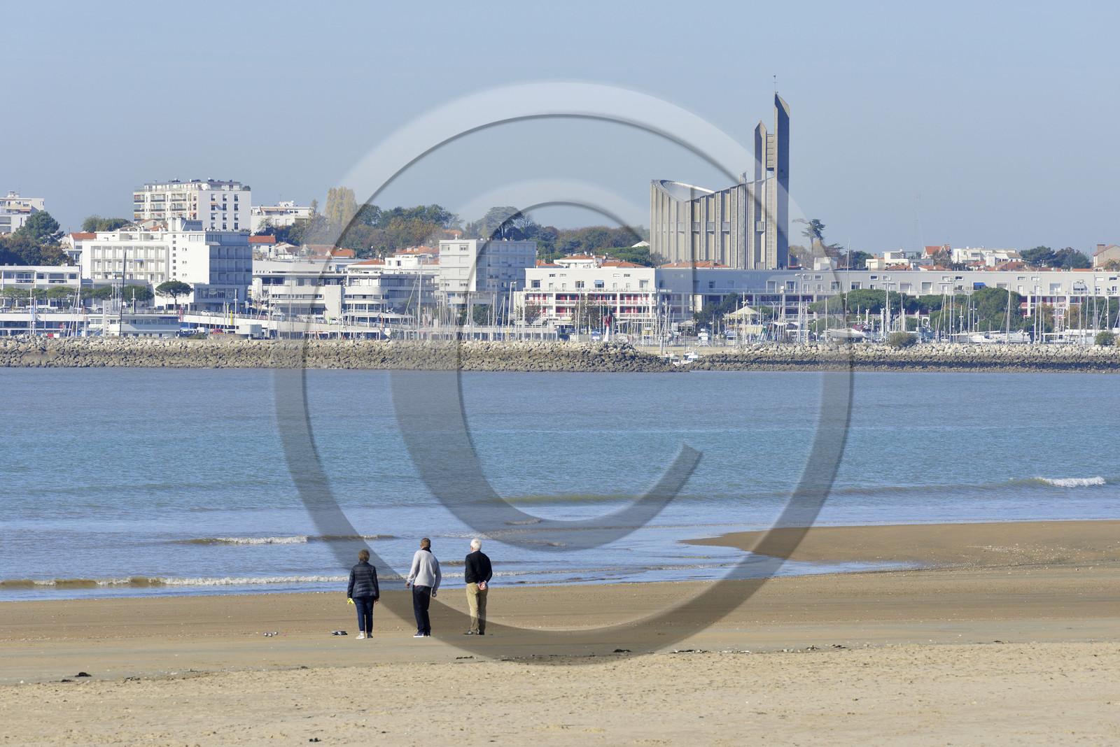 France charente maritime royan plage front mer