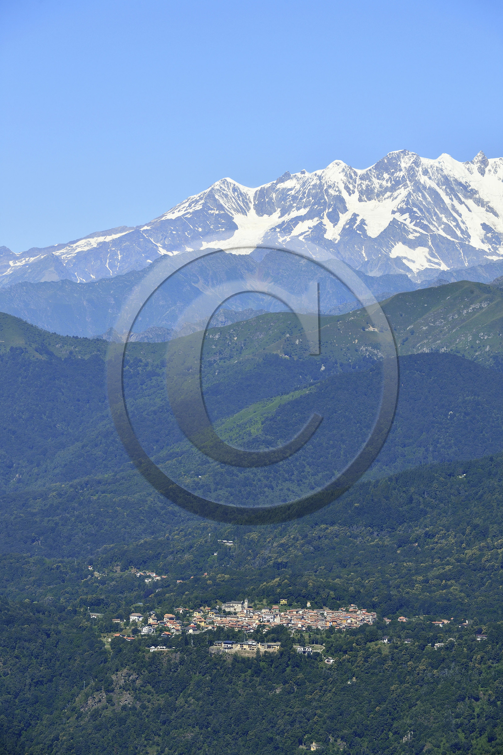 Italie piemont panorama sommet mont mottarone